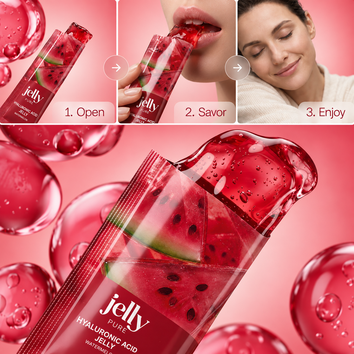 Hyaluronic Acid Jelly (Watermelon)