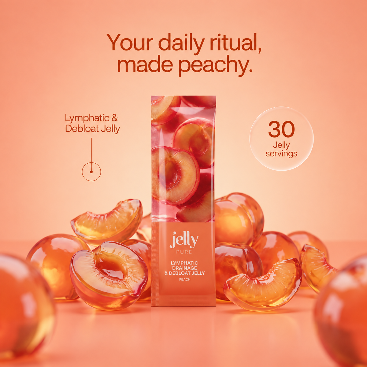 Lymphatic & Debloat Jelly (Peach)