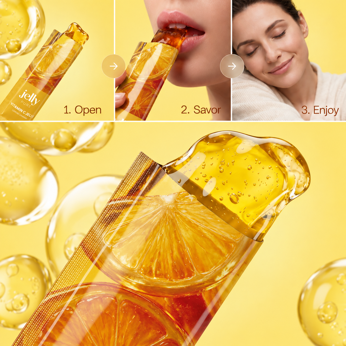 Vitamin C Jelly (Lemon/Orange)