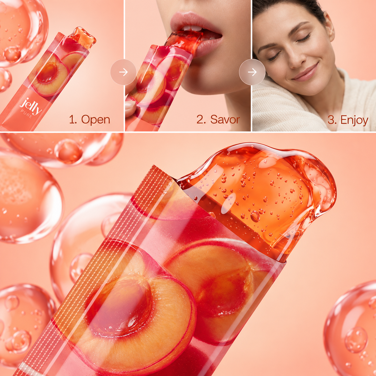 Lymphatic & Debloat Jelly (Peach)
